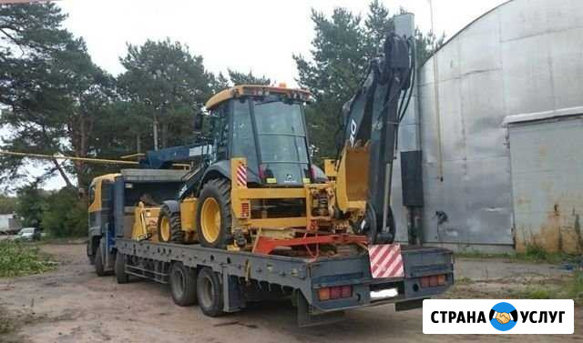 Трал низкорамный грузовой с кму перевозка jcb Москва - изображение 1