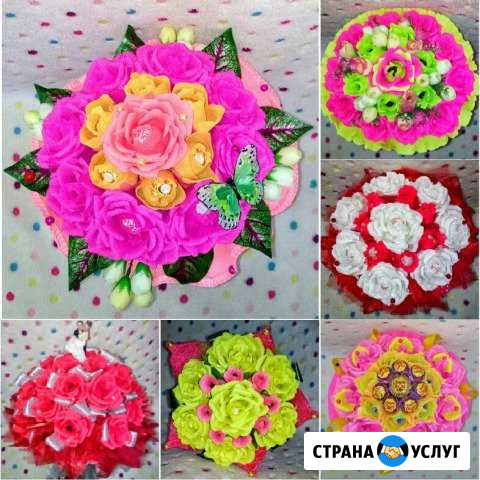 Букеты из конфет Ангарск - изображение 1