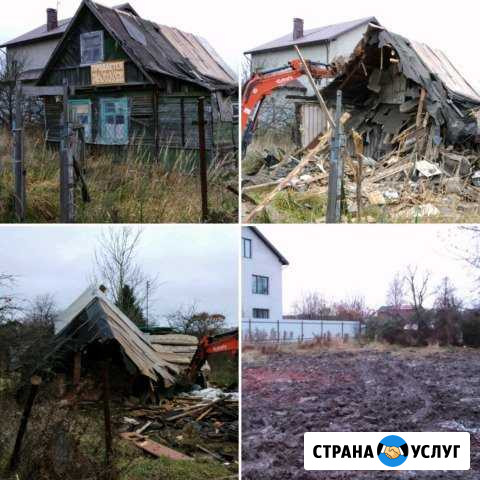 Демонтаж дачного дома, снос бани, сарая, с вывозом Санкт-Петербург - изображение 1