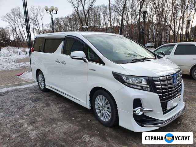 Заказ минивэна Toyota Alphard город межгород Абакан - изображение 1