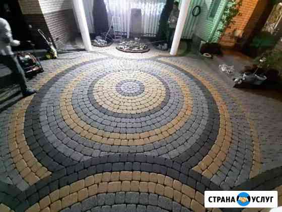 Укладка тротуарной плитки Выселки