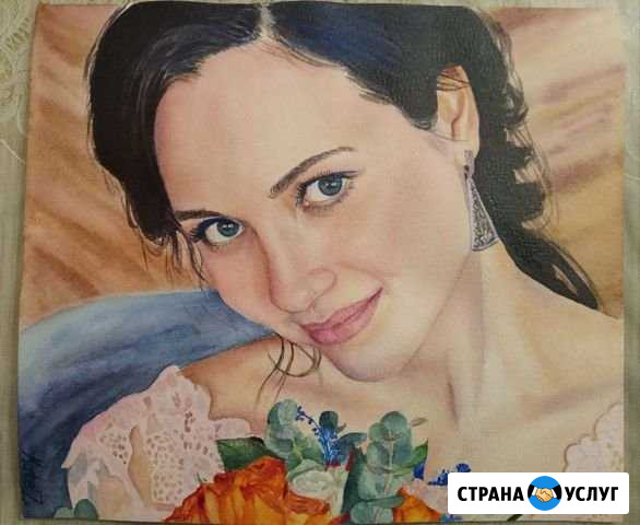 Портрет акварелью на заказ Иркутск - изображение 1