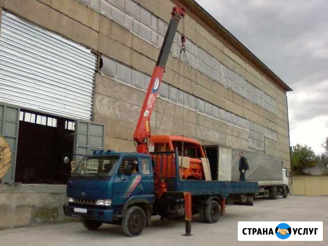 Кран-манипулятор, автовышка, кму, грузоперевозки Курск - изображение 1