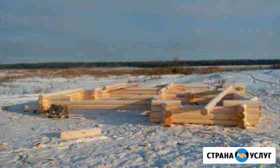 Срубы домов, бань, колодцы по индивидуальным разме Старотимошкино