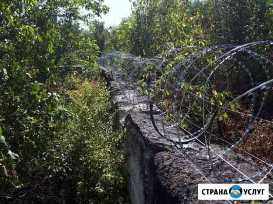 Установка и продажа колючей проволоки егоза Симферополь
