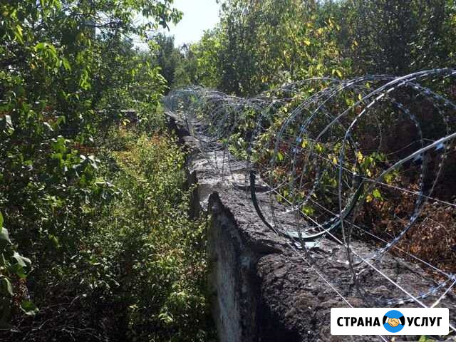 Установка и продажа колючей проволоки егоза Симферополь - изображение 1