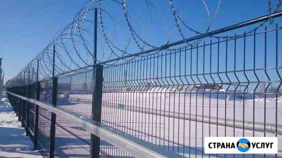 Монтаж колючей проволокиягоза Батайск
