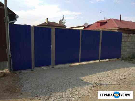 Заборы,ворота,калитки, винтовые сваи Екатеринбург