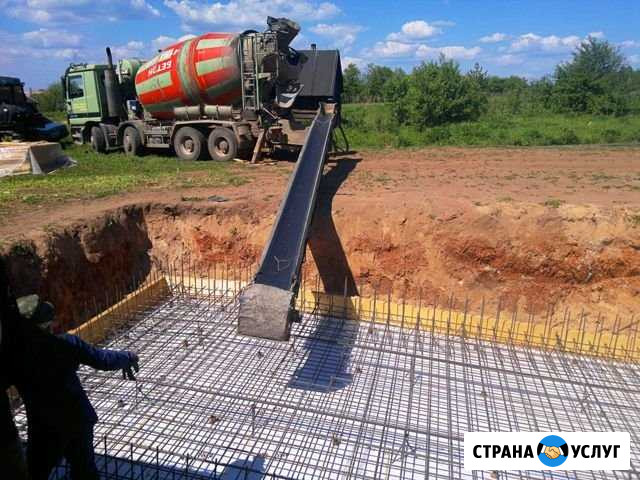 Бетонные работы. Фундамент. Армопояс Волгоград - изображение 1