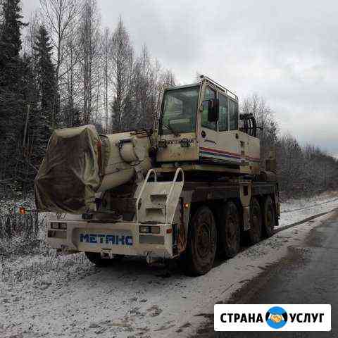 Аренда автокрана demag, грузоподъемностью до 60 т Вологда