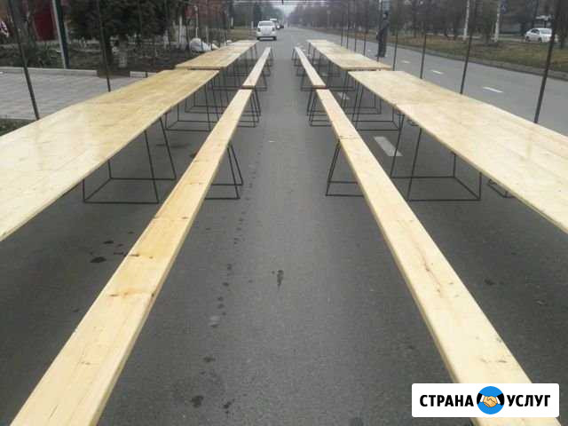 Прокат новых палаток (лаковые широкие столы) Владикавказ - изображение 1