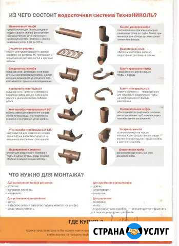 Монтаж водосточных систем Октябрьский - изображение 1