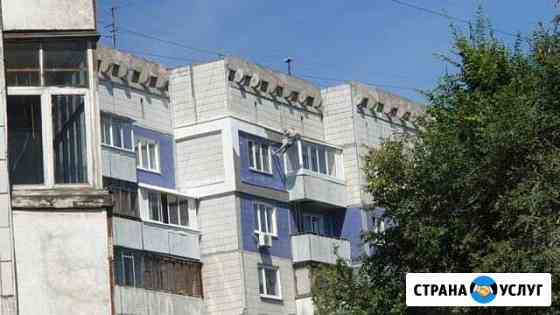 Утепление фасада,ремонт швов,покраска фасадов,пром Кемерово