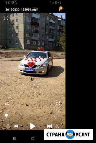 Аренда свадебных украшений на машину Ангарск - изображение 1