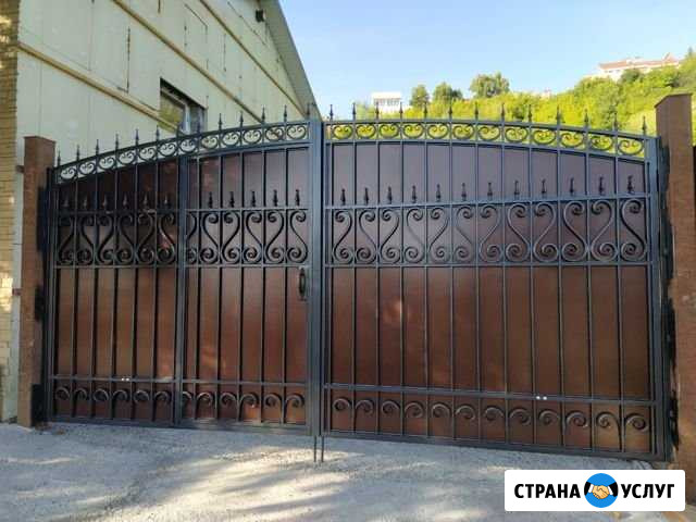 Кованные ворота и заборы Уфа - изображение 1