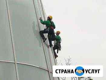 Утепление фасада, высотные работы Казань