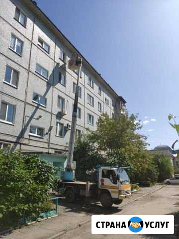 Аренда, услуги автовышки 15 метров Новосибирск - изображение 1