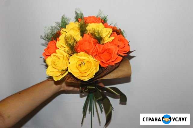 Букет роз с конфетами Пенза - изображение 1