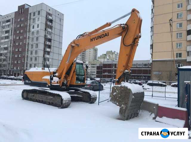 Аренда гусеничного экскаватора hyundai 220 LC - 95 Санкт-Петербург - изображение 1