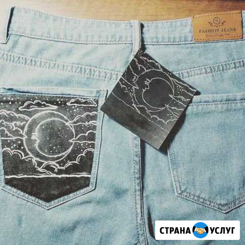 Роспись на одежде акриловыми красками Кореновск - изображение 1