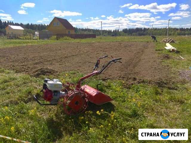 Вспашка земли мотоблоком, скос бурьяна, кустов, га Санкт-Петербург - изображение 1