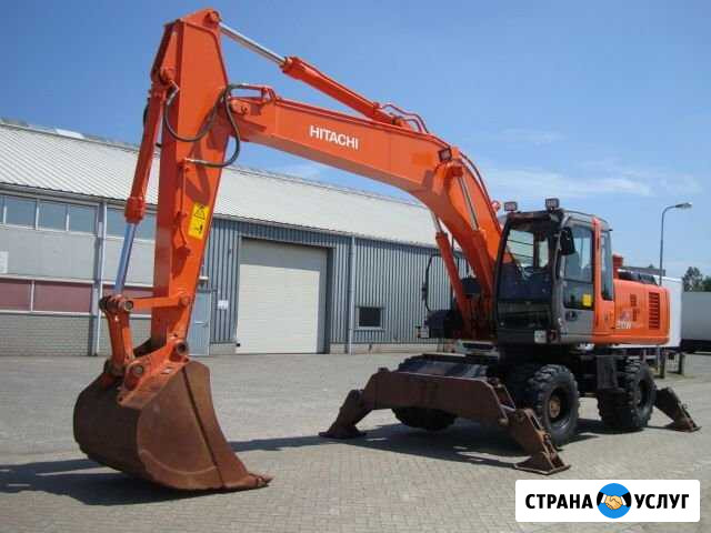 Аренда Экскаватора hitachi ZX210W. Гидромолот Ростов-на-Дону - изображение 1