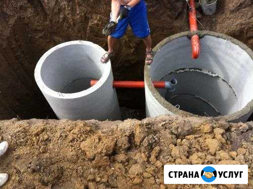 Устройства септика из железобетонных колец Челябинск - изображение 1
