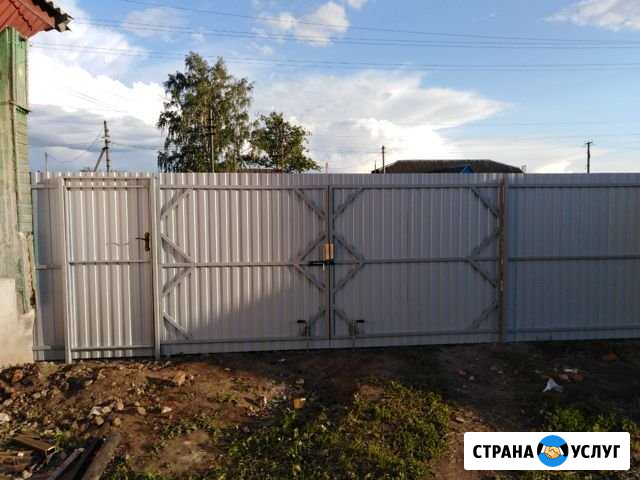 Покраска дома, крыши, монтаж забора с профнастила Поворино - изображение 1