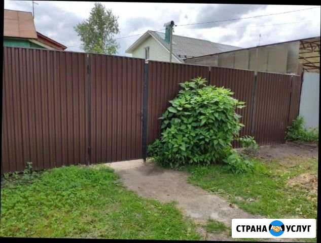 Заборы, ворота, калитки, навесы Ижевск - изображение 1