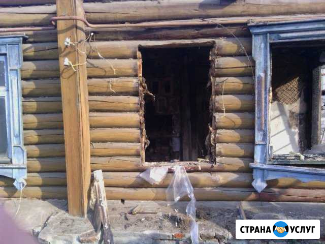 Демонтаж домов из бревна в Иркутске и пригороде Иркутск - изображение 1