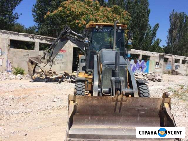 Аренда,услуги Эксковатор-погрузчика Севастополь - изображение 1