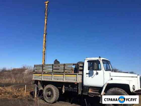 Услуги ямобура,Бурение,сваи,фундамент,забор Липецк