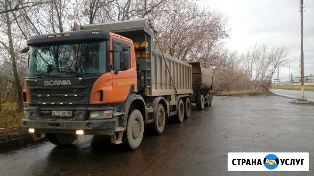 Аренда самосвала с прицепом (DAF, Scania) Казань - изображение 1
