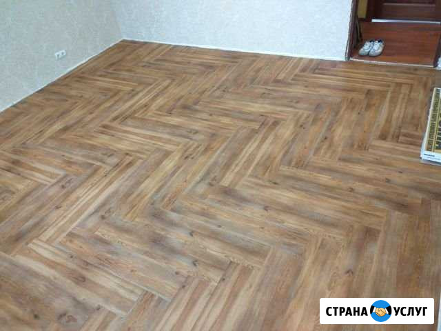 Укладка виниловой плитки (Поливинилхлорид) Омск - изображение 1