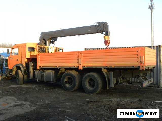 Услуги манипулятора 7 тонн, строительная люлька Саранск - изображение 1