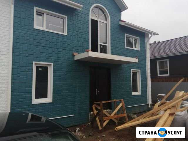 Утепление покраска декор монтаж отделка фасада дом Энгельс - изображение 1