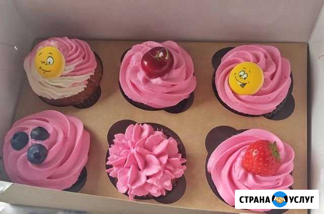 Торты, капкейки, макаронс, подарочные коробки Рязань - изображение 1