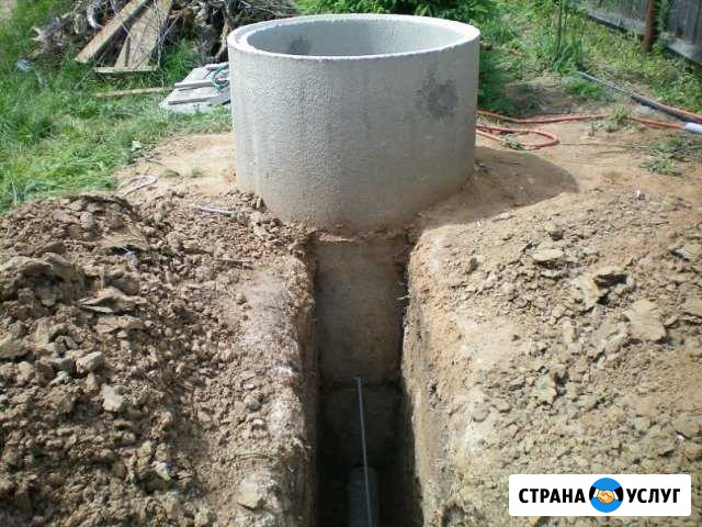 Септик из бетонных колец под ключ. Колодцы Архангельск - изображение 1