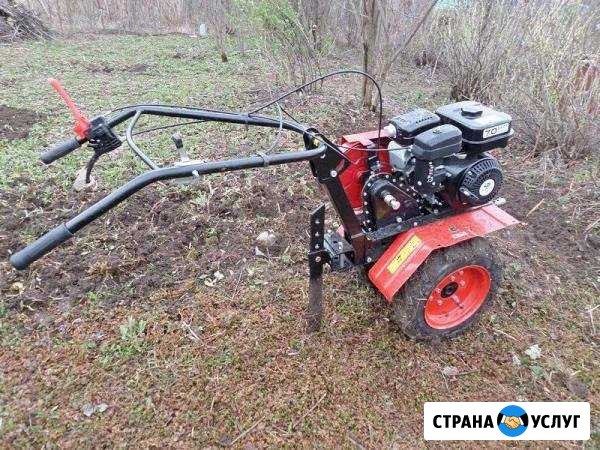Вспашка земли мотоблоком и покос травы тримером Ферзиково - изображение 1