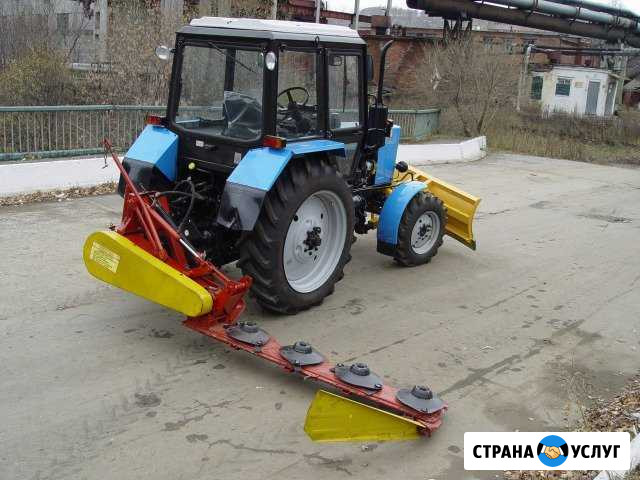 Аренда трактор мтз с роторной косилкой.Покос травы Нижний Новгород - изображение 1
