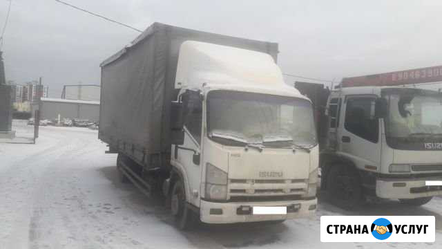 Аренда бортового фургона Isuzu (6 т, тент) Янино-1 - изображение 1
