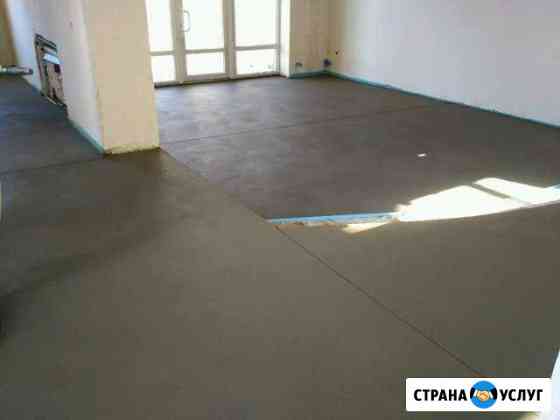 Механизированная полусухая стяжка пола Анапа