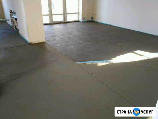 Механизированная полусухая стяжка пола Анапа - изображение 1