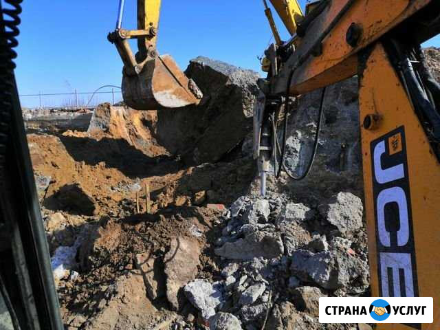 Эксковатор погрузчик джисиби гидромолот ямобур Тюмень - изображение 1