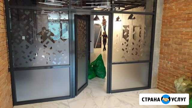 Декоративное тонирование стекол, матовая пленка Воронеж - изображение 1