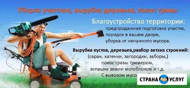 Уборка дач,участков,спил деревьев покос травы Курск - изображение 1