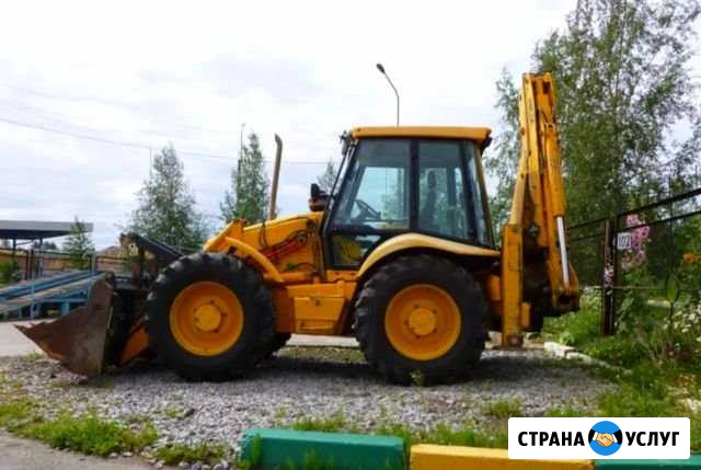 Услуги экскаватор погрузчик, фронтальный погрузчик Ижевск - изображение 1