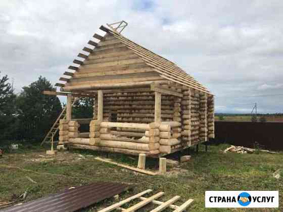 Срубы домов бань беседки Москва