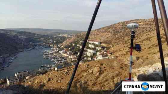 Геодезия.Вынос границ зу. Трассировка коммуникаций Симферополь