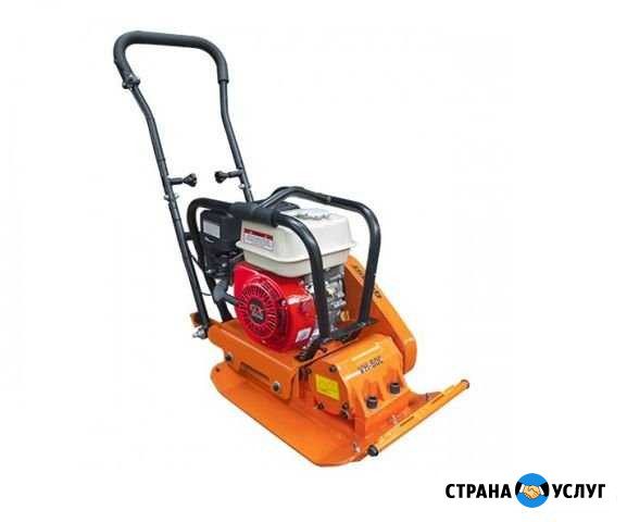 Аренда виброплиты Grost VH 60C, 65 кг, 6,5 л.с Санкт-Петербург - изображение 1